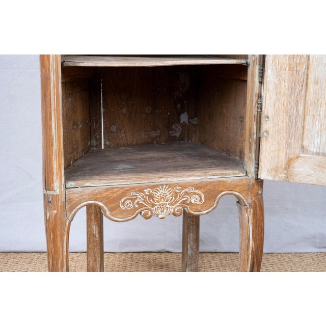 Tan Small Antique French Corner Cabinet For Sale - Image 8 of 14