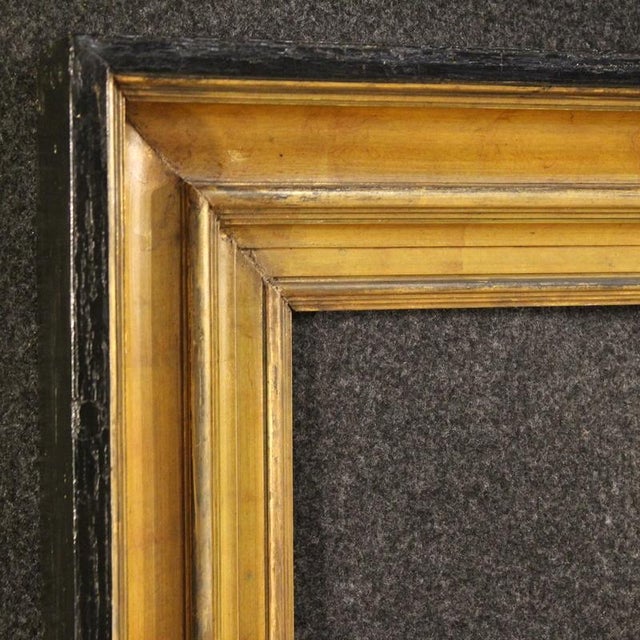 Vintage Dutch Lacquered and Gilded Frame, 1950 For Sale - Image 10 of 13