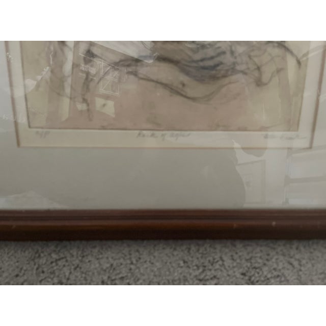 1980s Helen Frank, Signed, a/P, Framed 19" Wide X 21" High For Sale - Image 4 of 6