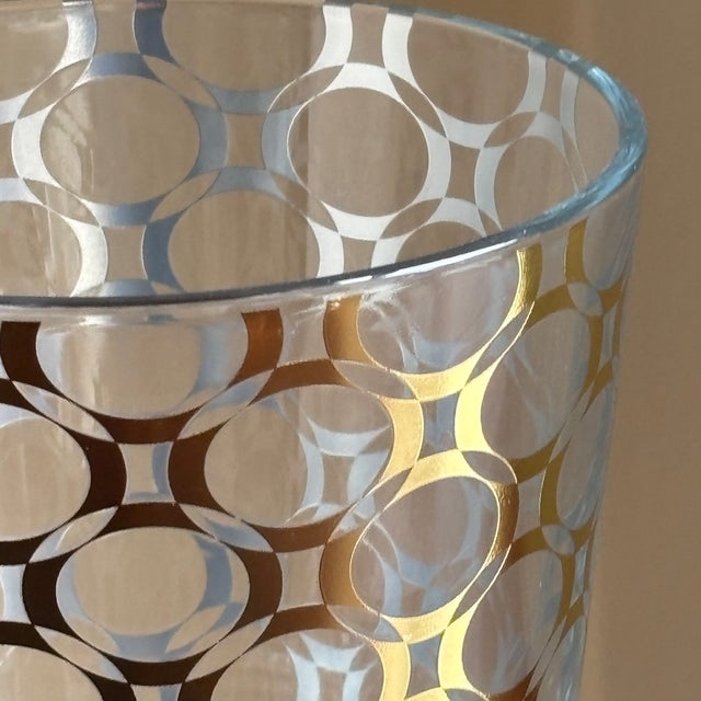 Vintage Mid-Century Modern-Style Glass Ice Bucket For Sale - Image 9 of 17