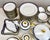 White 1940’s Rosenthal Winifred v Porcelain 118 Piece Dinnerware Serverware Set White, Gold, Cobalt Blue For Sale - Image 8 of 12