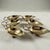 A set of six Mid-Century Era individual mini sauce or dressing boats, Alpacca Nickel Silver, Italy, circa 1960s. Each...