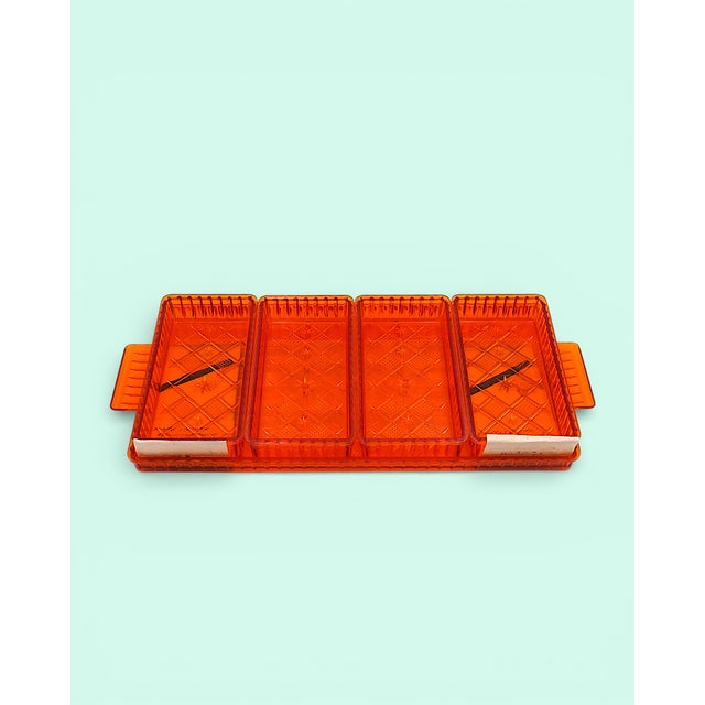 Today we have a real treat straight out of the PRL era. A set of 5 unused dessert trays made by the Chemiczna Spółdzielnia...