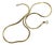 Vintage 14k Gold Squared Wheat Chain For Sale