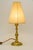 Historistic Brass Table Lamp with Fabric Shade, Vienna, Austria, 1890s For Sale - Image 9 of 13