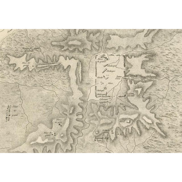 Dominique Baron Vivant Denon, Egypt Architecture and Topography, 1802, Copper Engravings on Paper, Set of 3 For Sale - Image 14 of 17