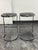 2000 - 2009 Crocodile Embossed Cantilever Bar Stools, Pair For Sale - Image 5 of 12