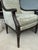 Pair of Ethan Allen Giselle Cut-Velvet Upholstered Bergère Chairs For Sale - Image 11 of 16