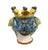 Baroque Vintage Italian Caltagirone Moor's Head Planter For Sale - Image 3 of 11