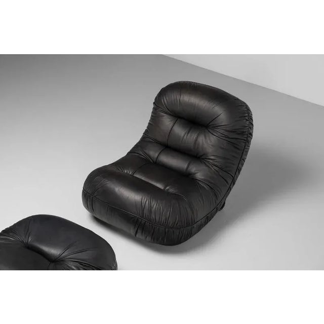 Set of Tumble Chair and Ottoman by Adriano Piazzesi for Tre D, Italy, 1973 For Sale - Image 10 of 17