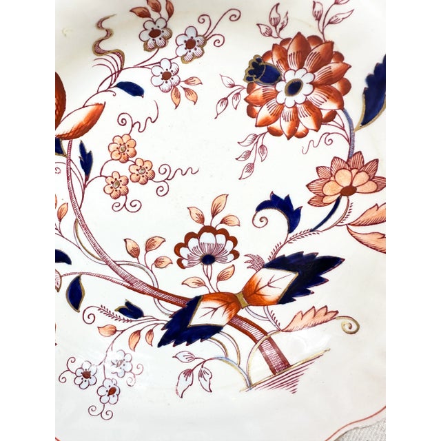 Traditional Vintage Booths Creamer and Plate-A Pair For Sale - Image 3 of 12