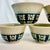 Vintage Chinoiserie Boho Chic Ceramic Pottery Sauce Cups - Set of 5. For Sale - Image 4 of 12