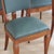 Art Deco Chairs with Petrol Faux Leather Seats, 1930s, Set of 6 For Sale - Image 6 of 18