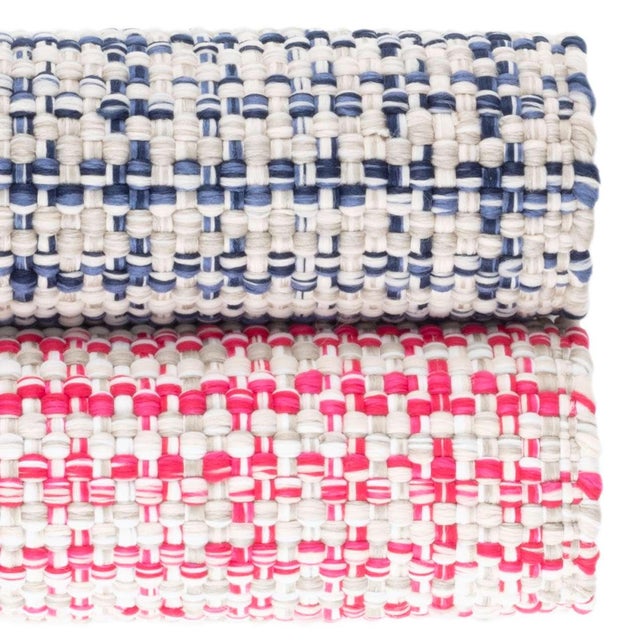 Contemporary Dash & Albert by Annie Selke Journey Blue Indoor/Outdoor Rug, 2'6" x 8' For Sale - Image 3 of 4