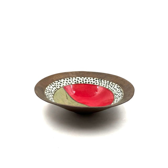 Mid-Century Modern Ceramic Bowl, France, 1970s For Sale - Image 9 of 14