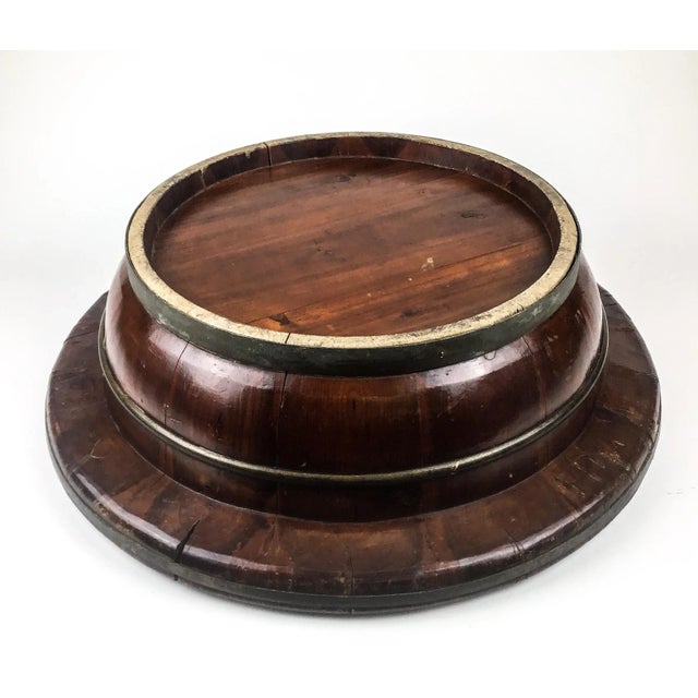 Antique Chinese Wood Rice Bucket For Sale - Image 9 of 13