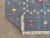 Casa Cosima Handmade Cotton Vegetable Dyed Reversible Gray Shooting Star Rug - 6'x9' For Sale - Image 4 of 11