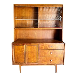 Mid Century Modern Drexel Declaration Hutch/Etagere/Cabinet For Sale
