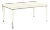 Casa Cosima Sutton Dining Table, Cloud White For Sale