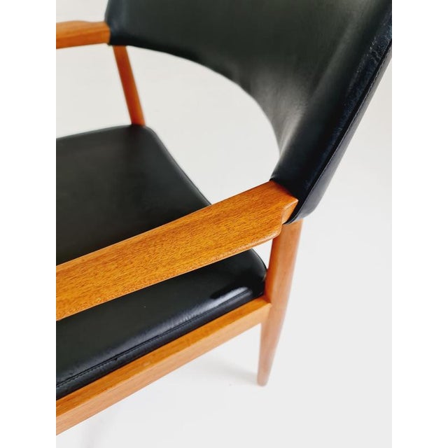 Danish Teak Armchair by Erik Kirkegaard, 1960s For Sale - Image 12 of 15