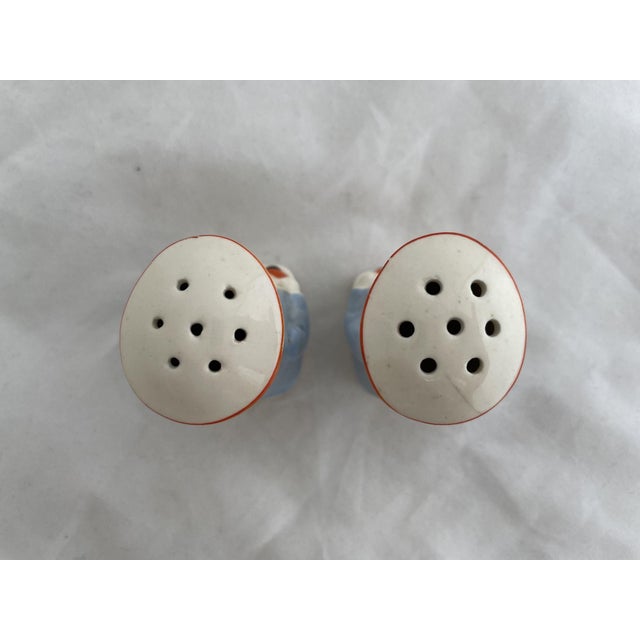 Vintage Toby-Style Salt & Pepper Shakers For Sale - Image 4 of 5