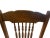 1950s Oak Pressed Back Nursing Chair For Sale - Image 4 of 6