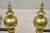 Early 20th Century Vintage Beethoven Face French Rococo Brass Cannonball Fireplace Andirons - Pair For Sale - Image 5 of 12