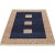 Mid-Century Modern Handwoven Gabbeh Area Rug 3'3"×4'11" For Sale - Image 3 of 9