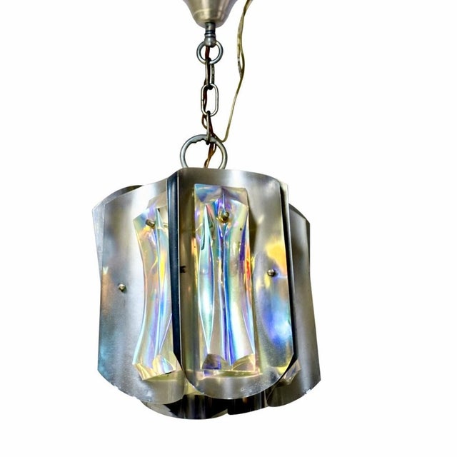 1960s Space Age Pendant Lamp in Murano Glass by Paolo Venini, 1960s For Sale - Image 5 of 5