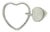1990s Tiffany & Co Estate Heart Keychain Sterling Silver For Sale