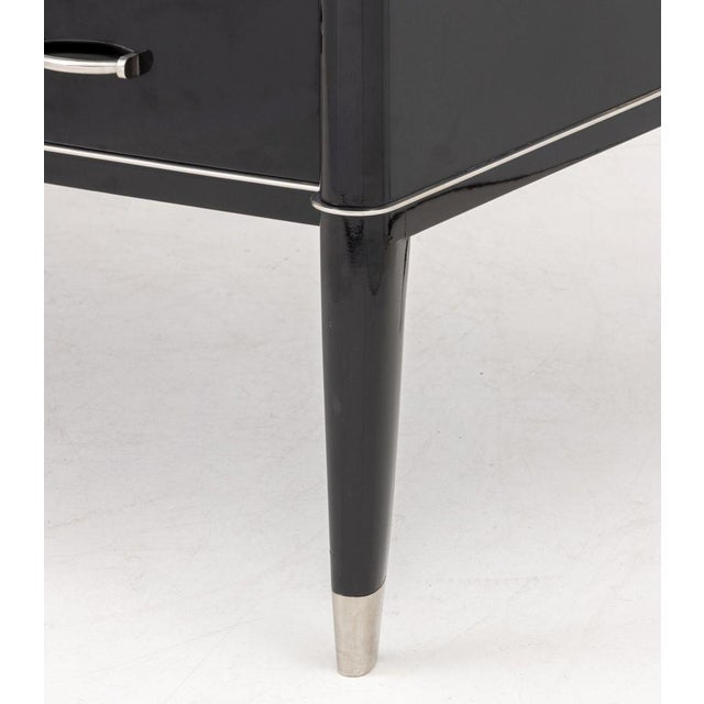Early 20th Century De Coene Freres Black Lacquered Desk For Sale - Image 5 of 11