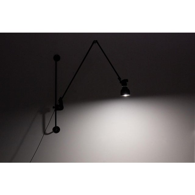 Black Bauhaus Wall Lamp by Ernst Rademacher, 1930 For Sale - Image 8 of 9