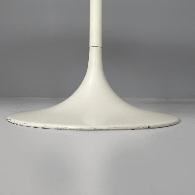 Mid-Century Swiss Modern White Laminate and Metal Coffee Table from Vitra, 1960s For Sale - Image 12 of 16