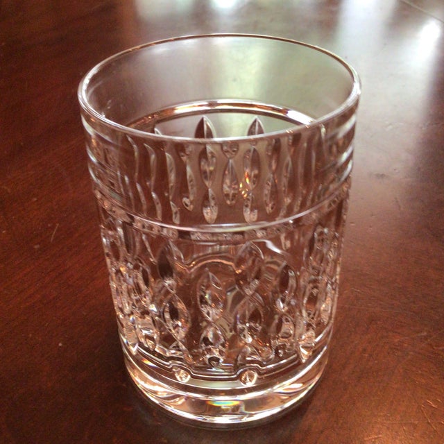 Ralph Lauren Ralph Lauren Aston Double Old Fashioned Crystal Whiskey Glass-Set of 2 For Sale - Image 4 of 12