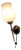 Vintage Wall Sconces in Brass and Opaline Glass from Arlus, 1950s, Set of 2 For Sale