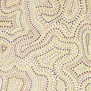 Harlequin Sunstone Wallpaper in Positano/Chocolate/Pistachio - a Sample