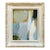 Contemporary Abstract Oil Painting in Vintage Frame For Sale
