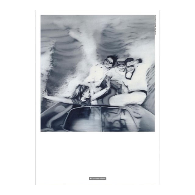 Gerhard Richter Motorboot Official Exhibition Poster For Sale