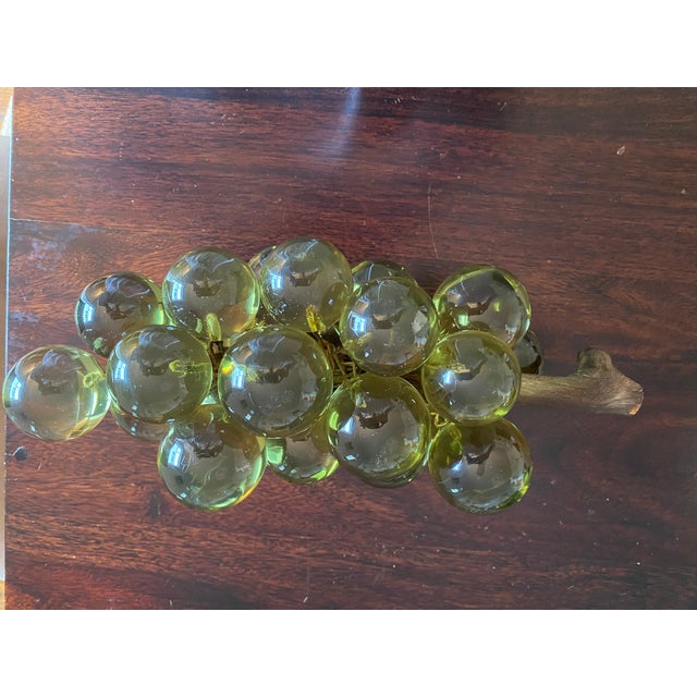 Mid Century Modern Green Lucite Grape Cluster For Sale - Image 4 of 13