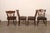 Wood French Set of "Ouroboros" Back Dining Chairs For Sale - Image 7 of 12