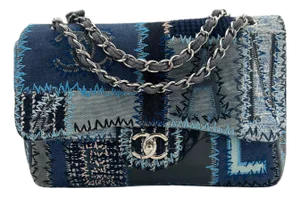 Chanel Denim/tweed Patchwork Jumbo Bag 2015-2016