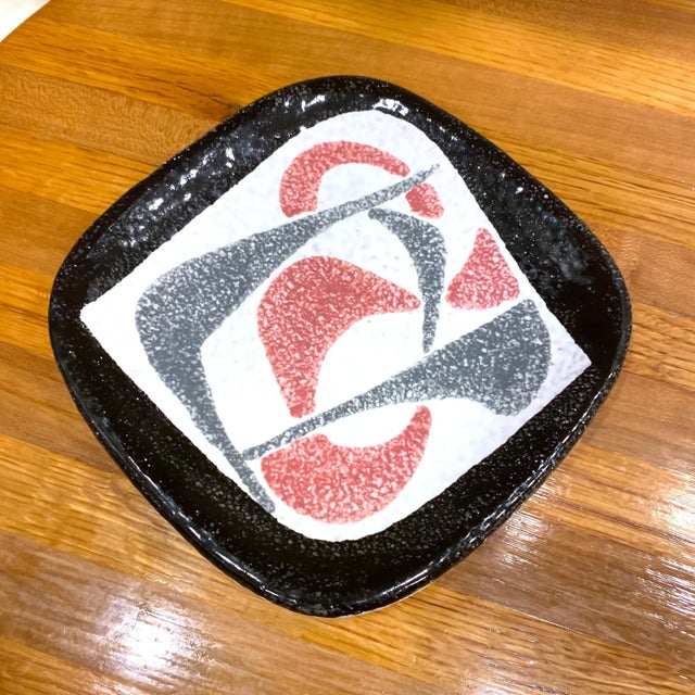 Mid-Century Modern Mid-Century Fratelli Fanciullacci Style Ceramic Plate For Sale - Image 3 of 7