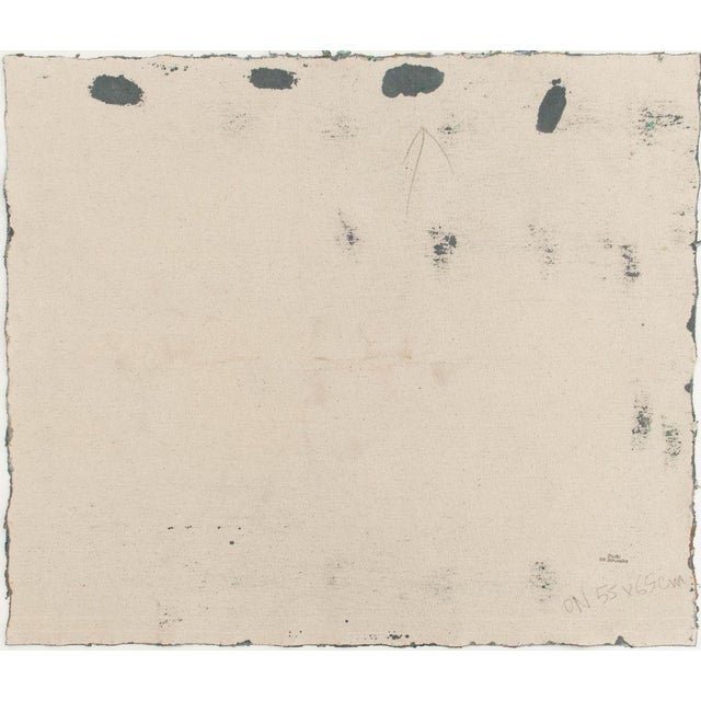 Late 20th Century Elfi Schuselka Abstract Composition Oil on Canvas For Sale - Image 5 of 6