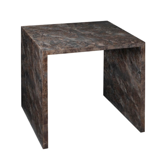 Jamie Young Bedford Burl Wood Nesting Tables in Gray - Set of 2 For Sale In Los Angeles - Image 6 of 8