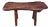 Brutalist Wood Dining Table from Mobichalet, 1960s For Sale