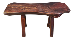 Brutalist Wood Dining Table from Mobichalet, 1960s
