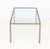 Modern Glass Top and Wrought Iron Coffee Table For Sale - Image 4 of 6