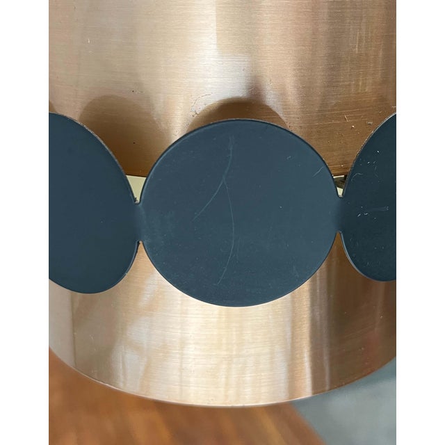 Metal Mid-Century Modern German Copper Pendant Lamp from Doria, 1960s For Sale - Image 7 of 18
