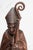 19th Century Folk Art Statue Sculpture Carved Wood Bishop Santos Style For Sale - Image 4 of 17