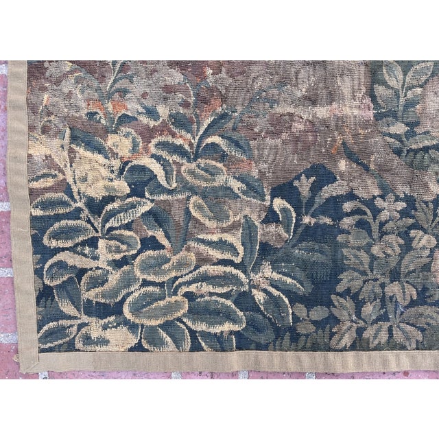 17th Century 17th-Century Tapestry With Animals For Sale - Image 5 of 8
